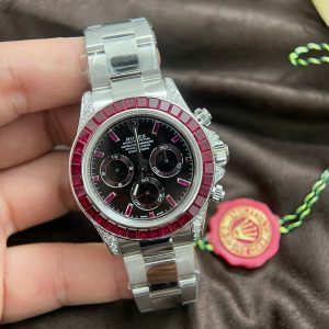 Đồng Hồ Rolex Daytona 126599TRU Vàng Trắng 18K Nguyên Khối + Ruby + Kim Cương Tự Nhiên 40mm (2)