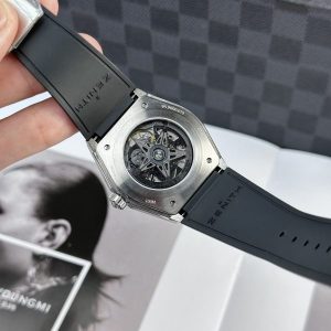 Đồng Hồ Zenith Defy Classic Replica 11 Dây Cao Su Đen LF Factory 41mm (1)