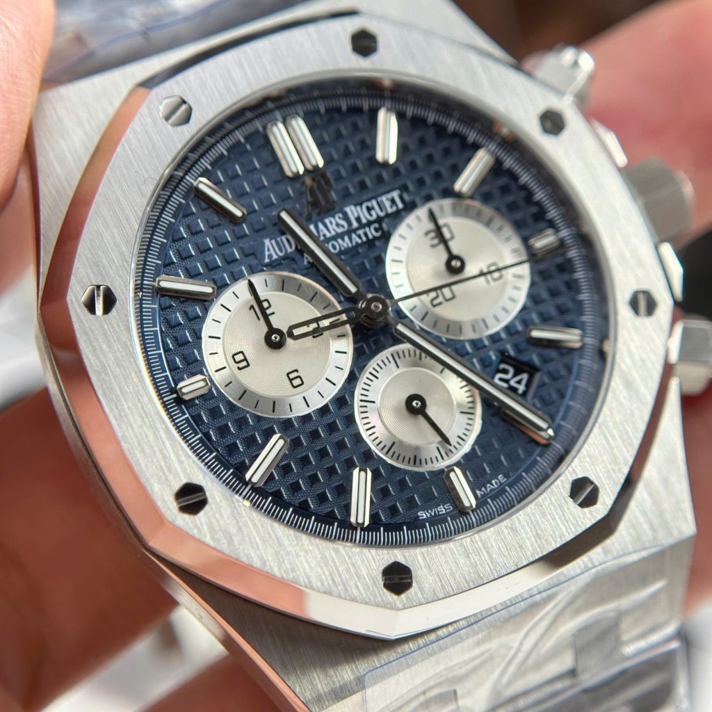 Đồng Hồ Audemars Piguet Replica 11 Royal Oak 26331 Chronograph Mặt Xanh Blue 41mm (2)