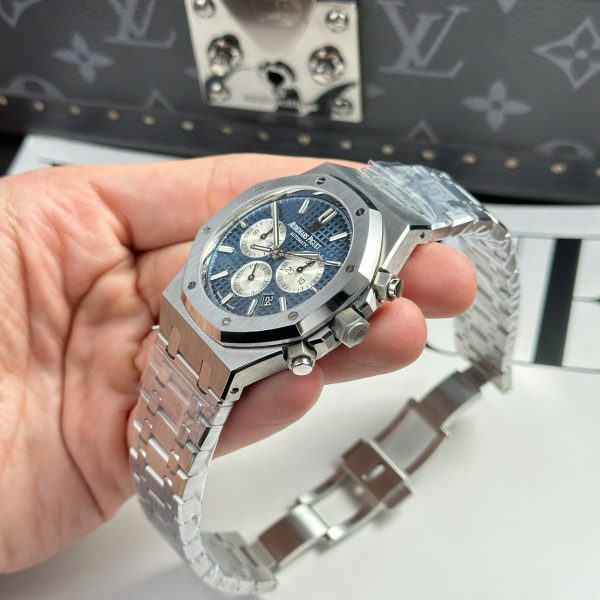 Đồng Hồ Audemars Piguet Replica 11 Royal Oak 26331 Chronograph Mặt Xanh Blue 41mm (2)