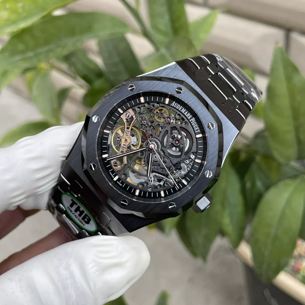 Đồng Hồ Audemars Piguet Royal Oak 15416CE Skeleton Nhà Máy THB Chế Tác 41mm (9)