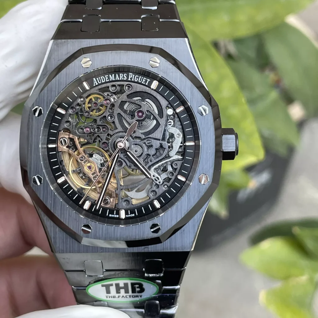 Đồng Hồ Audemars Piguet Royal Oak 15416CE Skeleton Nhà Máy THB Chế Tác 41mm (9)