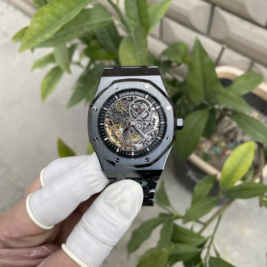 Đồng Hồ Audemars Piguet Royal Oak 15416CE Skeleton Nhà Máy THB Chế Tác 41mm (9)