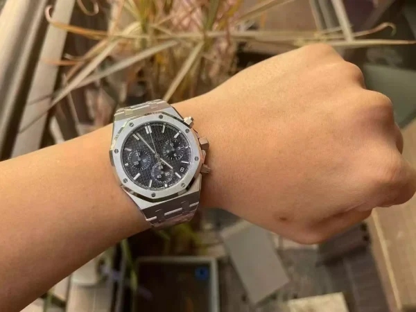 Đồng Hồ Audemars Piguet Royal Oak 26240ST Mặt Xám Máy Mỏng New 2025 41mm (1)