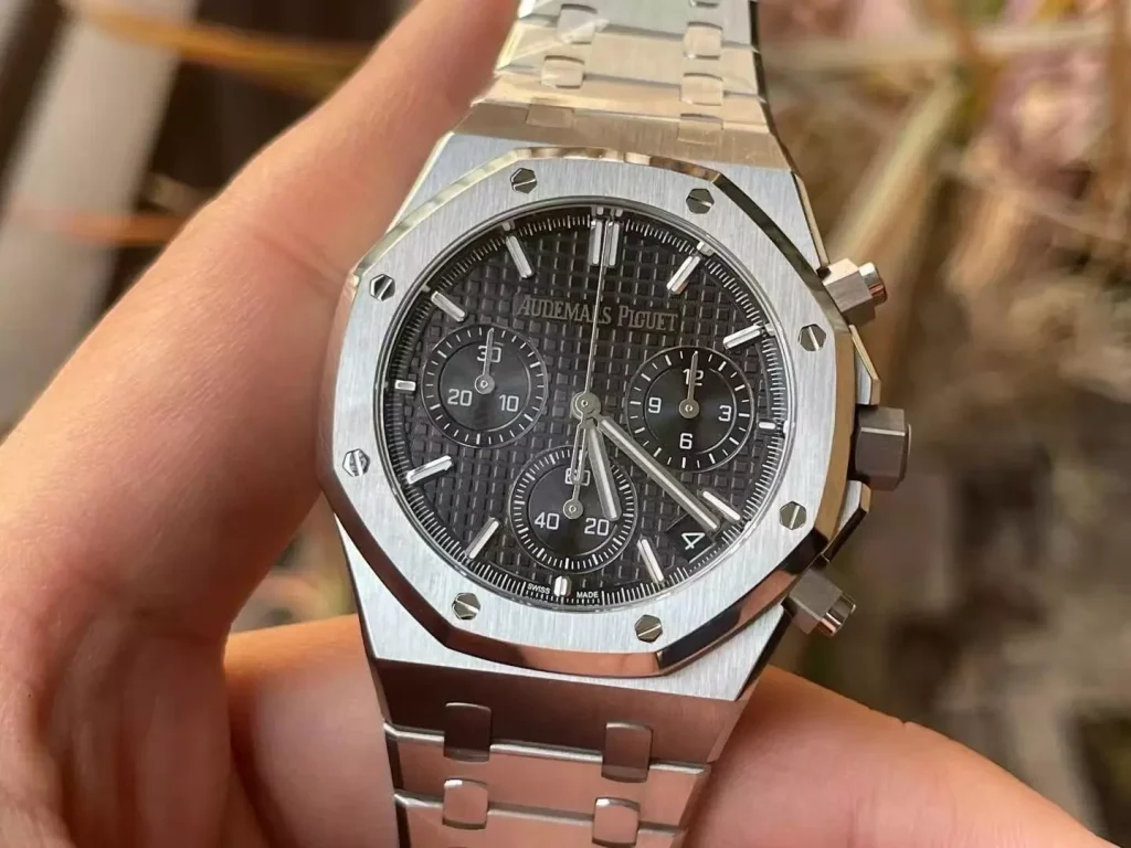 Đồng Hồ Audemars Piguet Royal Oak 26240ST Mặt Xám Máy Mỏng New 2025 41mm (1)