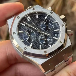 Đồng Hồ Audemars Piguet Royal Oak 26240ST Mặt Xanh Blue Máy Mỏng New 2025 41mm (8)