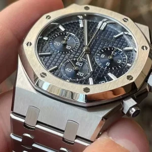 Đồng Hồ Audemars Piguet Royal Oak 26240ST Mặt Xanh Blue Máy Mỏng New 2025 41mm (8)