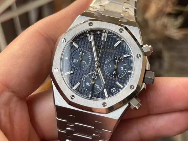 Đồng Hồ Audemars Piguet Royal Oak 26240ST Mặt Xanh Blue Máy Mỏng New 2025 41mm (8)