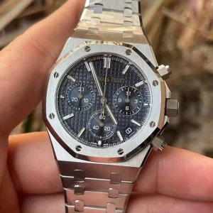 Đồng Hồ Audemars Piguet Royal Oak 26240ST Mặt Xanh Blue Máy Mỏng New 2025 41mm (8)