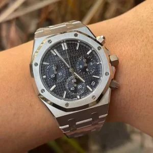 Đồng Hồ Audemars Piguet Royal Oak 26240ST Mặt Xanh Blue Máy Mỏng New 2025 41mm (8)