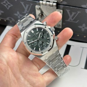 Đồng Hồ Audemars Piguet Royal Oak 26240ST Mặt Xanh Lá Máy Mỏng New 2025 41mm (3)