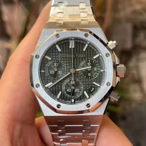 Đồng Hồ Audemars Piguet Royal Oak 26240ST Mặt Xanh Lá Máy Mỏng New 2025 41mm (9)