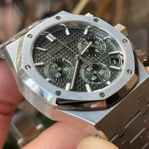 Đồng Hồ Audemars Piguet Royal Oak 26240ST Mặt Xanh Lá Máy Mỏng New 2025 41mm (9)