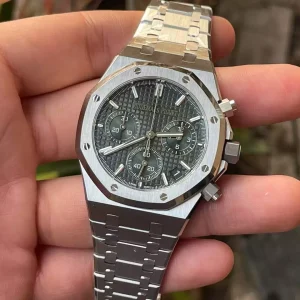 Đồng Hồ Audemars Piguet Royal Oak 26240ST Mặt Xanh Lá Máy Mỏng New 2025 41mm (9)