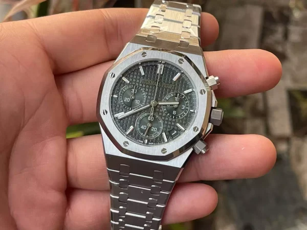 Đồng Hồ Audemars Piguet Royal Oak 26240ST Mặt Xanh Lá Máy Mỏng New 2025 41mm (9)