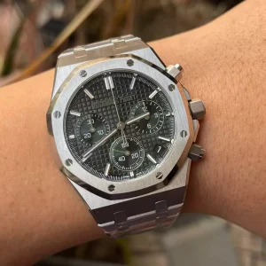 Đồng Hồ Audemars Piguet Royal Oak 26240ST Mặt Xanh Lá Máy Mỏng New 2025 41mm (9)