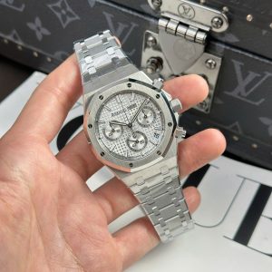 Đồng Hồ Audemars Piguet Royal Oak 26240ST Replica 11 Mặt Trắng Máy Mỏng New 2025 41mm (2)