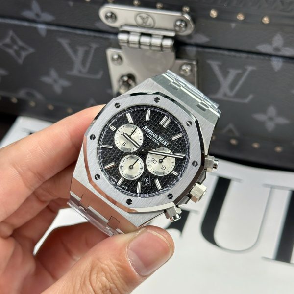 Đồng Hồ Audemars Piguet Royal Oak 26331 Chronograph Replica 11 Mặt Đen 41mm (2)