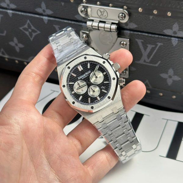 Đồng Hồ Audemars Piguet Royal Oak 26331 Chronograph Replica 11 Mặt Đen 41mm (2)