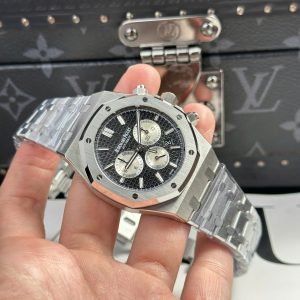 Đồng Hồ Audemars Piguet Royal Oak 26331 Chronograph Replica 11 Mặt Đen 41mm (2)