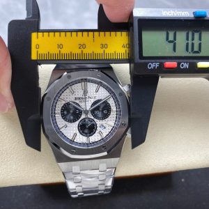 Đồng Hồ Audemars Piguet Royal Oak 26331ST Rep 11 Cao Cấp Mặt Trắng Nhà Máy APS New 2025 41mm (4)