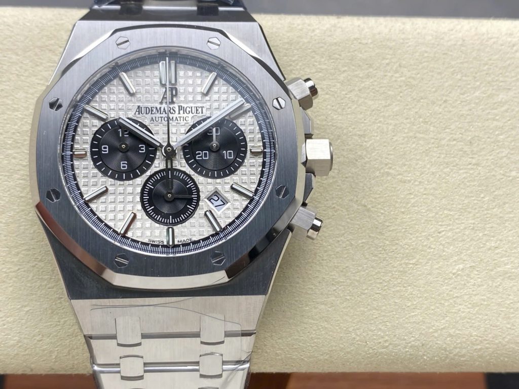 Đồng Hồ Audemars Piguet Royal Oak 26331ST Rep 11 Cao Cấp Mặt Trắng Nhà Máy APS New 2025 41mm (2)