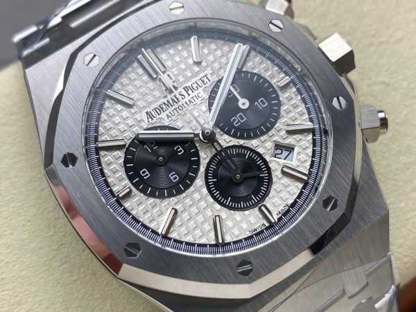 Đồng Hồ Audemars Piguet Royal Oak 26331ST Rep 11 Cao Cấp Mặt Trắng Nhà Máy APS New 2025 41mm (2)