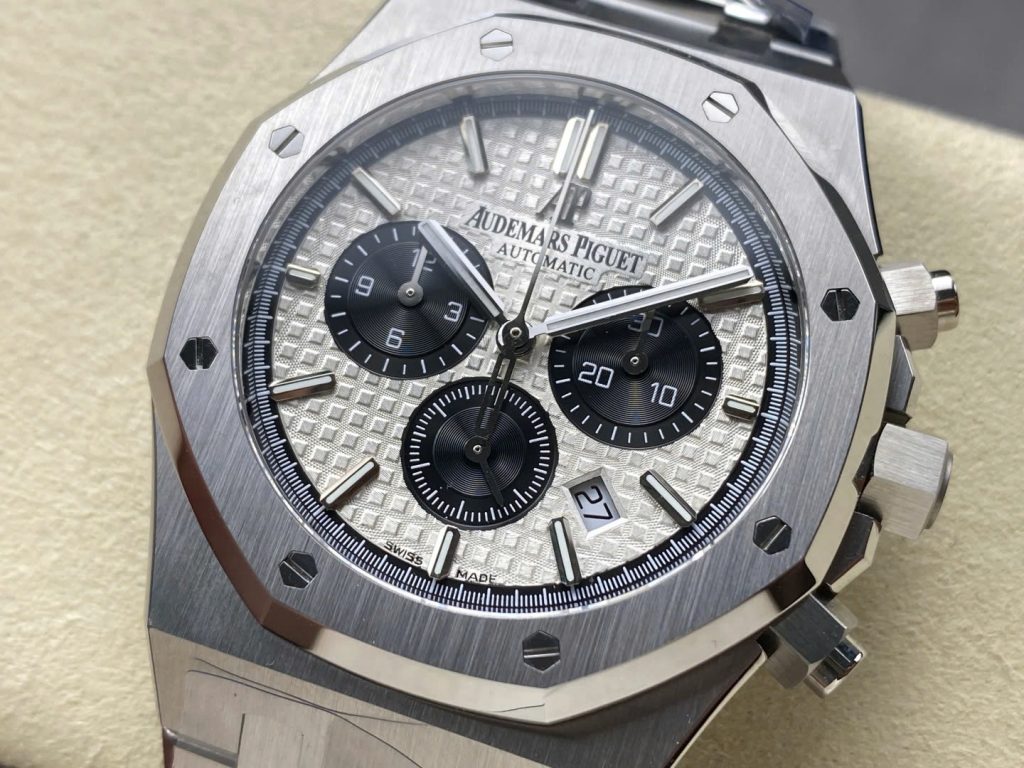 Đồng Hồ Audemars Piguet Royal Oak 26331ST Rep 11 Cao Cấp Mặt Trắng Nhà Máy APS New 2025 41mm (4)