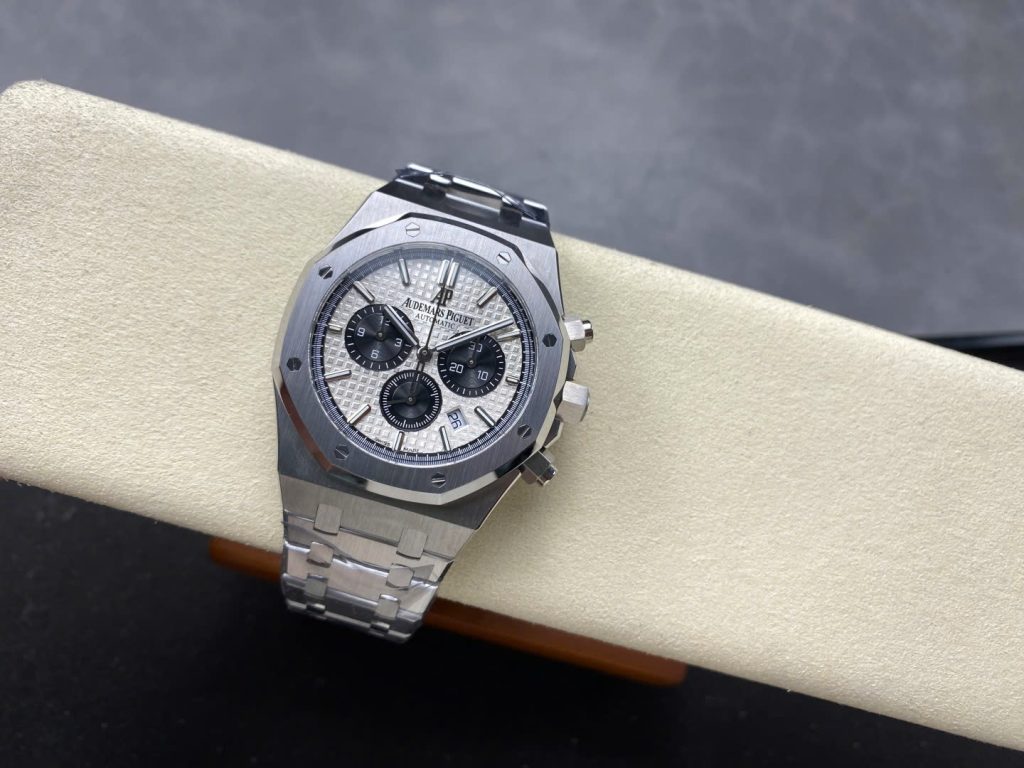 Đồng Hồ Audemars Piguet Royal Oak 26331ST Rep 11 Cao Cấp Mặt Trắng Nhà Máy APS New 2025 41mm (4)