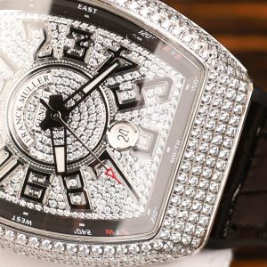 Đồng Hồ Franck Muller Vanguard V45 SC Replica 11 Đính Full Đá Nhà Máy ABF 45mm (2)