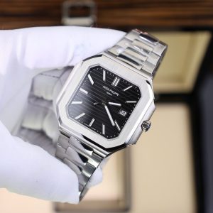 Đồng Hồ Patek Philippe Cubitus 5821 Mặt Đen Replica Nhà Máy TW 45mm (7)