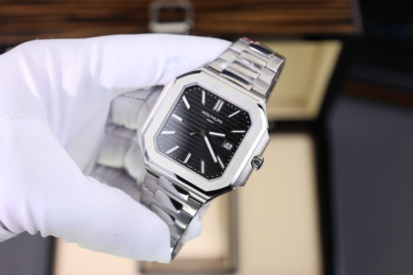 Đồng Hồ Patek Philippe Cubitus 5821 Mặt Đen Replica Nhà Máy TW 45mm (7)