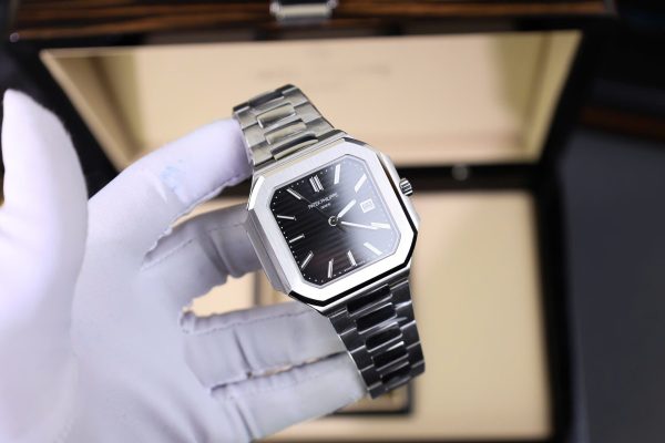 Đồng Hồ Patek Philippe Cubitus 5821 Mặt Đen Replica Nhà Máy TW 45mm (7)