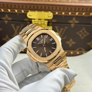 Đồng Hồ Patek Philippe Nautilus 5711 Bọc Vàng 18K Tinh Chỉnh Full Options 40mm (4)