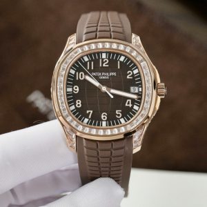 Đồng Hồ Patek Philippe Replica 11 Aquanaut 5167R Đính Đá Baguette Nhà Máy GR 40mm (2)