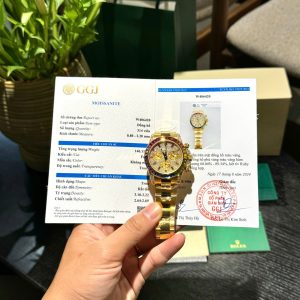 Đồng Hồ Rolex Daytona 116598RBOW Chế Tác Bọc Vàng Đính Đá Quý Tổng Hợp 40mm (1)