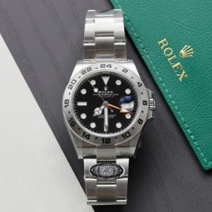 Đồng Hồ Rolex Explorer II 226570 Rep 11 Cao Cấp Nhất Mặt Đen Nhà Máy Clean 42mm (2)