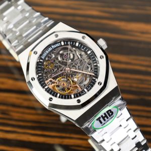 Đồng Hồ Audemars Piguet Royal Oak 15407 Chế Tác Mặt Lộ Cơ Xưởng THB 41mm (8)