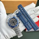 Đồng Hồ Omega Chế Tác Seamaster Diver 300M Chronograph Mặt Xám Nhà Máy N1 44mm (2)