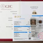 Đồng Hồ Patek Philippe Cubitus 5821 Mặt Nâu Đính Full Kim Cương Moissanite Hong Kong 45mm (7)