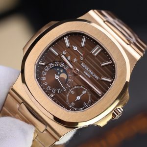 Đồng Hồ Patek Philippe Nautilus 5712R Replica 11 Mặt Nâu Nhà Máy PPF 40mm (2)