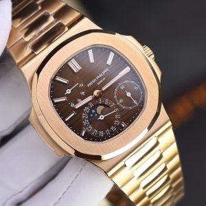 Đồng Hồ Patek Philippe Nautilus 5712R Replica 11 Mặt Nâu Nhà Máy PPF 40mm (2)