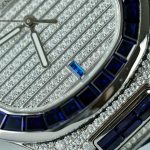 Đồng Hồ Patek Philippe Nautilus 5719 Chế Tác Đính Moissanite & Sapphire Baguette 40mm (1)
