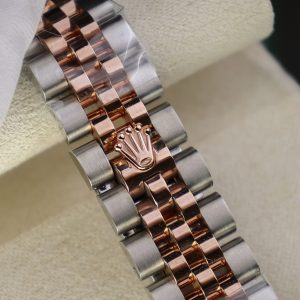 Đồng Hồ Rolex DateJust Lady Chế Tác Bọc Vàng Thật Mặt Chocolate Nhà Máy GM 28mm (2)