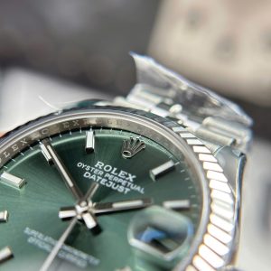 Đồng Hồ Rolex DateJust Replica 1 1 Mặt Xanh Lá Cây Nhà Máy THB 31mm (2)