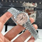 Đồng Hồ Rolex DateJust Replica 11 Mặt Số Màu Hồng Dây Jubilee Nhà Máy THB 31mm (2)