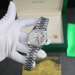 Đồng Hồ Rolex Day-Date Cọc Số 7 Màu Chế Tác Đính Kim Cương Moissanite GMF 40mm (2)