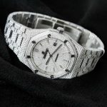 Đồng Hồ Audemars Piguet 15400 Chế Tác Full Kim Cương Moissanite Hong Kong 41mm (2)