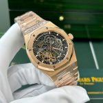 Đồng Hồ Audemars Piguet Replica 11 Royal Oak 15407 Mạ Vàng Hồng Nhà Máy THB 41mm (2)