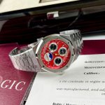 Đồng Hồ Audemars Piguet Replica 11 Royal Oak Chronogarph 26574ST Mặt Số Màu Đỏ 41mm (2)
